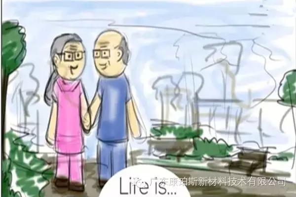 人生就是。。。 牽著老伴的手，享受屬于自己的夕陽，執(zhí)子之手，與子偕老......